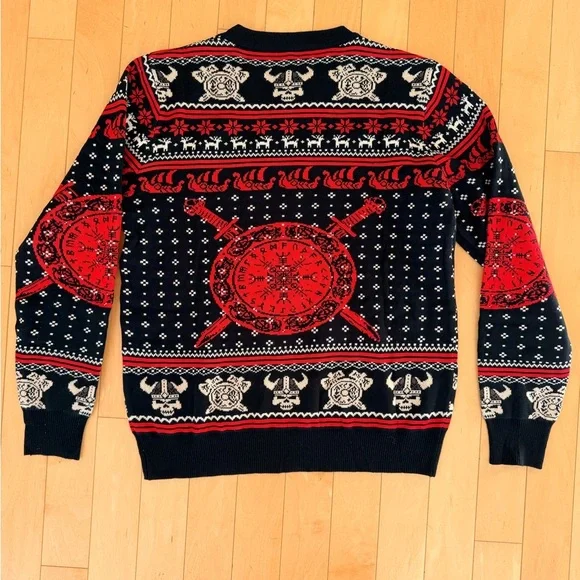 Skull Viking Sweater - Picture 4 of 4